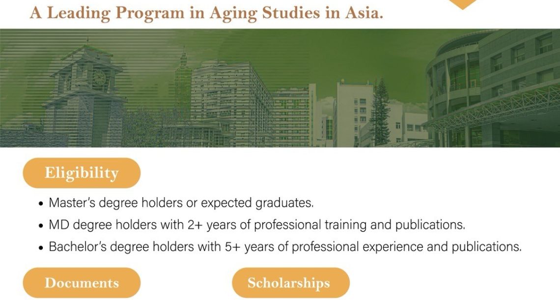 Taipei Medical University, International PhD program in Gerontology and Long-Term Care